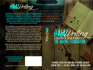 Cover Reveal: #AmWriting A Collection of Letters to Benefit The Wayne Foundation