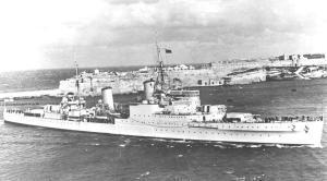 HMS Gloucester suffered near-miss