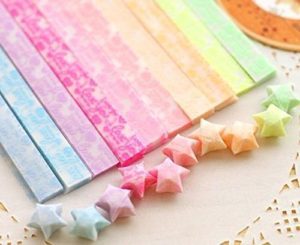 Japanese origami stars