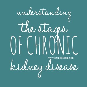 stages of chronic kidney disease
