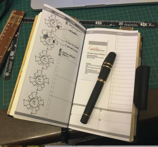 Patrick's photo of the Jecks version - and his new Homo Sapiens from Visconti!