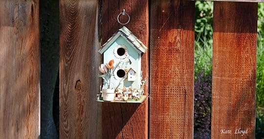 A woman told me she was decorating her neighbor’s homely fence.
