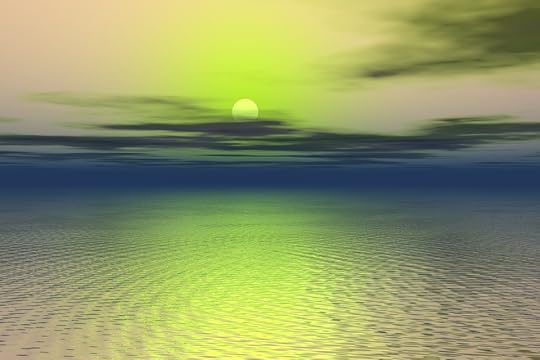 Alien, Sunset, Martian, Cosmic, Extraterrestrial, Sea