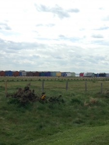 Beach huts hayling island