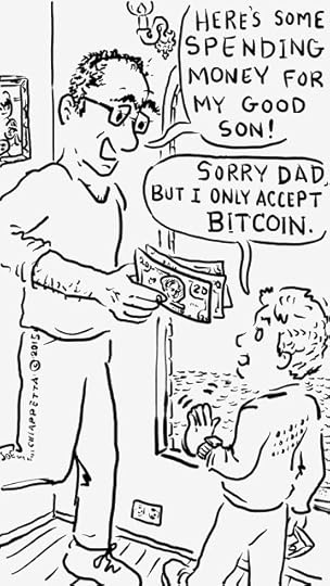 Silly Daddy Cryptocurrency Comic panel 4 by Joe Chiappetta
