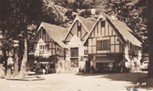 Image of Rio Nido Tudor Lodge in 1920's