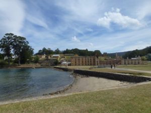 View of the convict buildings at Port Arthur