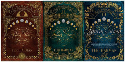 Blood Moon, Black Moon, Storm Moon, Witch Fantasy
