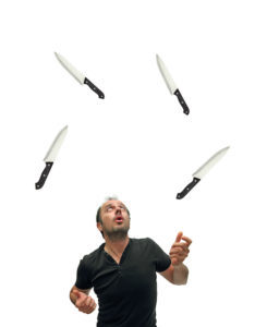 juggling knives