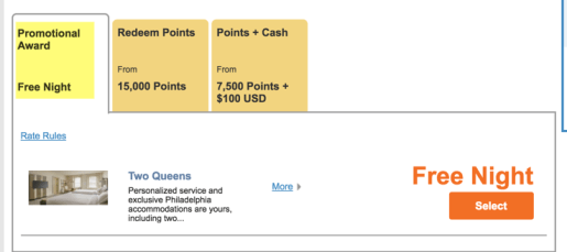 Free night cert to the rescue!