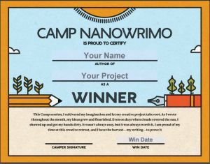 Camp NaNo 2016