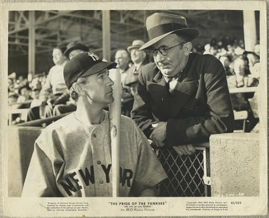 Gary Cooper and Walter Brennan in The Pride of the Yankees