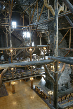 Old Faithful Inn interior