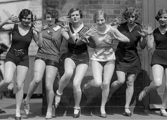 Flappers dancing the Charleston