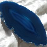 blue agate slice