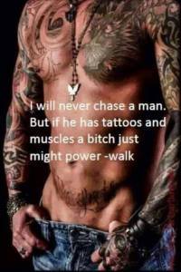 never chase a man powerwalk