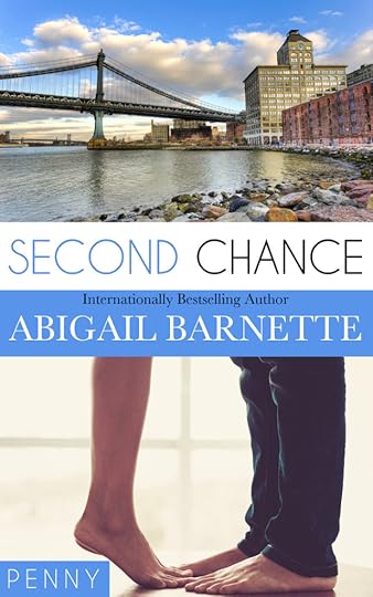 The cover for second chance features a photo of the Manhattan Bridge, with the clocktower apartment building Ian lives in in the background. There is a white bar that reads