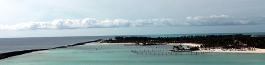 Disney's Castaway Cay, from the balcony of our stateroom on the ship.