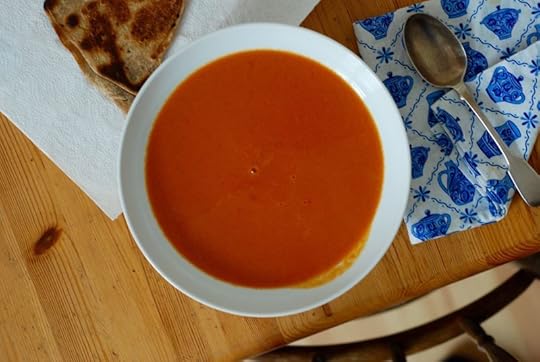 Tomato coconut soup