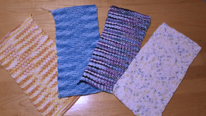 Sideways-Thinking Washcloths