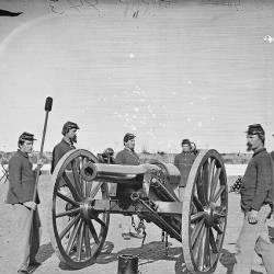 Gun squad at drill