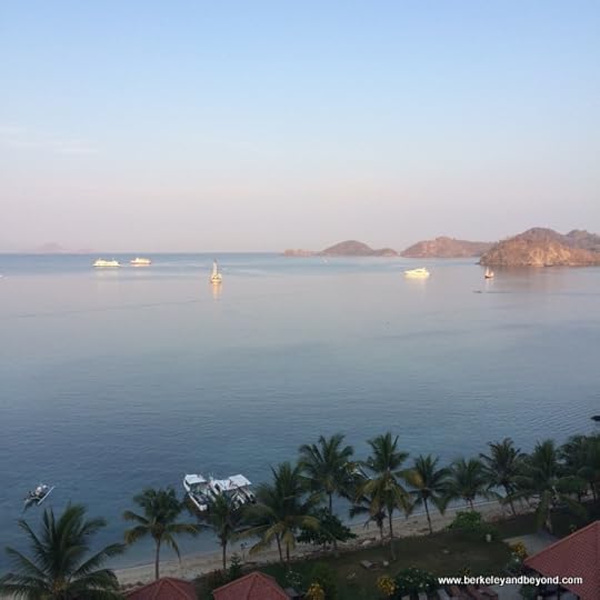 sunrise as seen from the Laprima Hotel on Flores Island, Indonesia