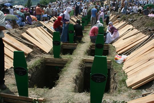 July 11, 2010: New graves being dug on the fifteenth anniversary of the Srebrenica massacre. Not all the remains of the victims have yet been discovered. Image credit: Paul Katzenberger via Wikimedia Commons