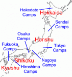 POW camps in Japan