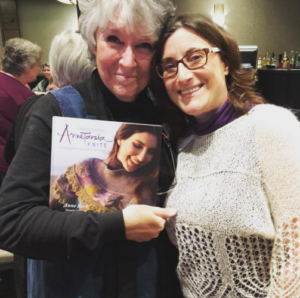AB and Meg Swansen at Yarnover