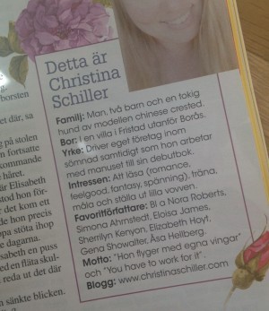 God litteratursmak har hon också :) Tack Christina!