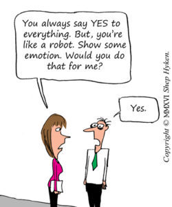 Robotic CS Saying Yes