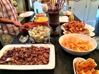 Christ is risen -- and he brought back pulled pork with him!