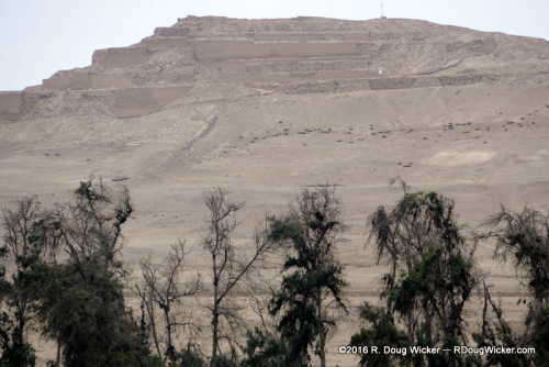 One of the massive Pachacamac Pyramids