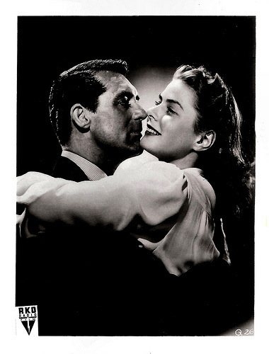 Cary Grant and Ingrid Bergman in Notorious (1946)