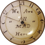 Mad Hatter Buttons - Alice in Wonderland Coat