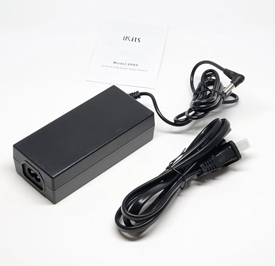 The AC adapter and instructions.