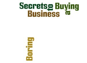 Buying a Business, Sacramento, CA