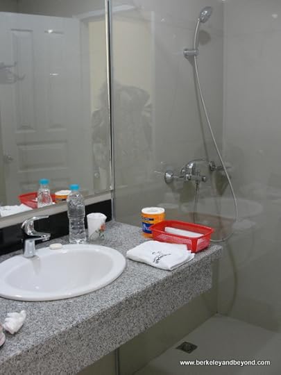 bathroom at Sylvia Resort Komodo on Flores Island in Indonesia