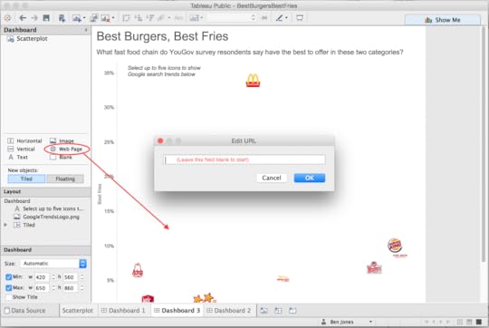 Step 2: Add a blank Web Page object to the Dashboard