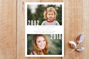 Graduation announcement from Minted.com