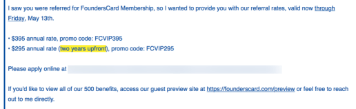 You have to pre-pay for 2 years