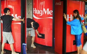 Coca-Cola-Hug-Machine