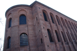 The apse of the Basilica as it now stands.