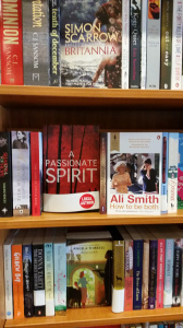 APS on display on shelf in Warwick Books