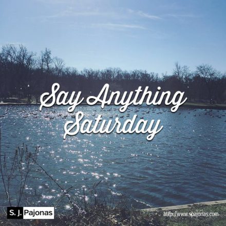 SJ Pajonas Say Anything Saturday