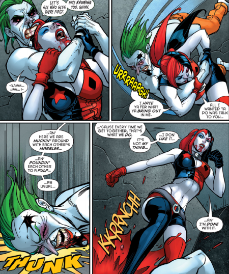 Harley Quinn Issue 25 Page - By Chad Hardin