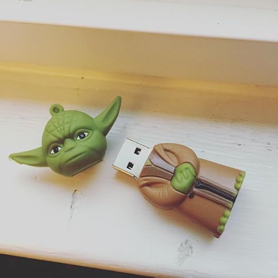 Check out this conference swag KP brought home for me! Yoda USB drive! #ig2016 #365days #dailyphoto #starwars