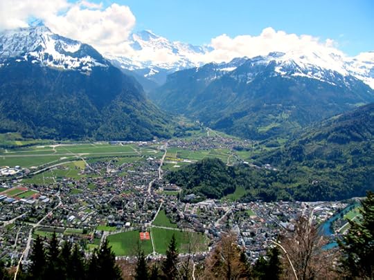 …up the valley…