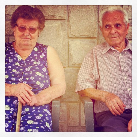 Giulio Grasso's mother, Fiorentina, and his late father, Ernesto, known affectionately as