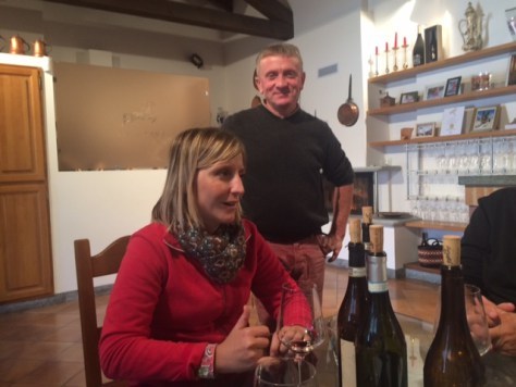 Paola Grasso, mother of Lidia and Anna Deltetto, with her proud papa Giulio looking on. Photo Credit - Karen Haeffner